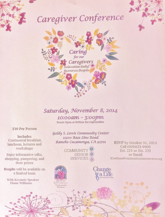 Caregivers Conference Blog Post